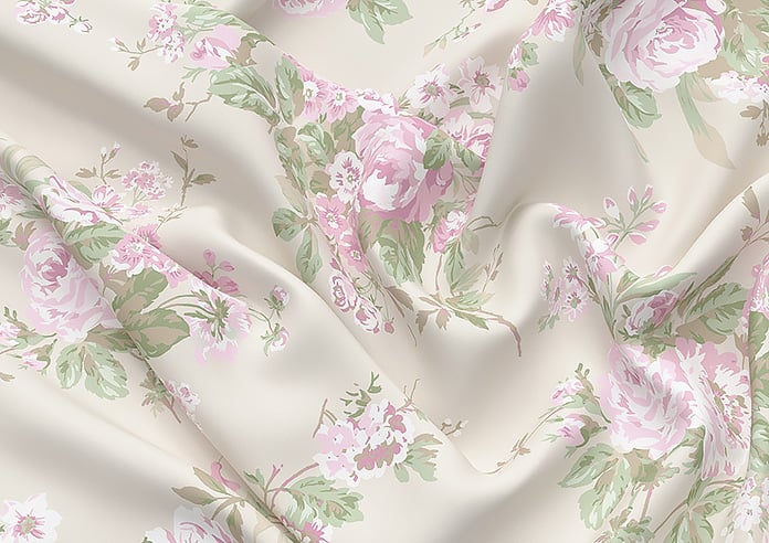 Shabby Chic by Rachel Ashwell Rose Chintz, Pink - Twist&Fit Roman Blind - Image 4